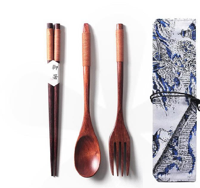 Luxury Japanese-style Wooden Chopsticks Personalized Creative Pointed Chopsticks