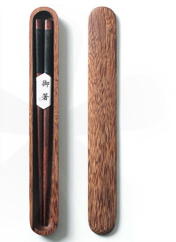 Luxury Japanese-style Wooden Chopsticks Personalized Creative Pointed Chopsticks