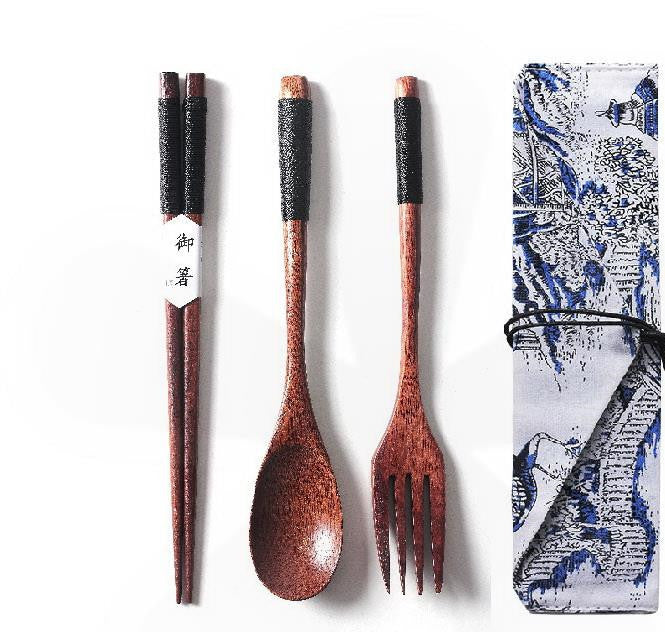 Luxury Japanese-style Wooden Chopsticks Personalized Creative Pointed Chopsticks