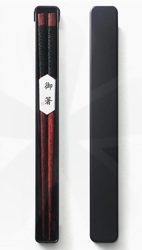 Luxury Japanese-style Wooden Chopsticks Personalized Creative Pointed Chopsticks